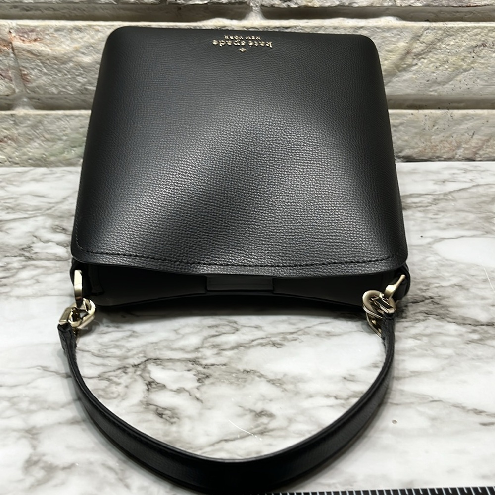 KATE SPADE Darcy Small Black Bucket Bag in EUC - Picture 8 of 16